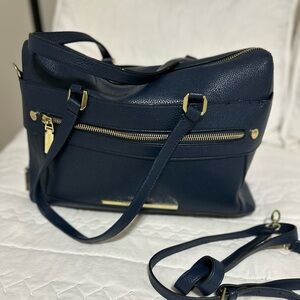 Navy Blue lap top bag